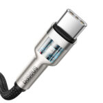 Cablu Baseus USB-C la USB-C încărcare rapidă până la 100W