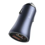 Încărcător auto Baseus Golden Contactor Pro 40W cu 2x USB și cablu USB-C 1m