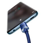 Cablu Baseus Crystal Shine USB-C la USB-C 100W pentru încărcare rapidă și date