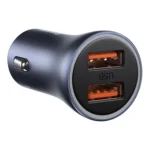 Încărcător auto Baseus Golden Contactor Pro 40W cu 2x USB și cablu USB-C 1m