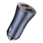 Încărcător auto Baseus Golden Contactor Pro 40W cu 2x USB și cablu USB-C 1m