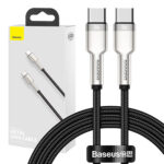 Cablu Baseus USB-C la USB-C încărcare rapidă până la 100W