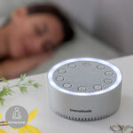 Dispozitiv zgomot alb pentru somn și relaxare cu 6 sunete și lumină ambientală