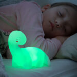 Lampă LED dinozaur pentru copii RGB cu schimbare culori