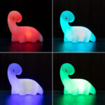 Lampă LED dinozaur pentru copii RGB cu schimbare culori