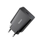 Mini încărcător Baseus USB-C 20W PD, 3A, negru