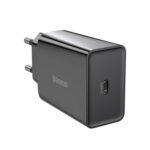 Mini încărcător Baseus USB-C 20W PD, 3A, negru